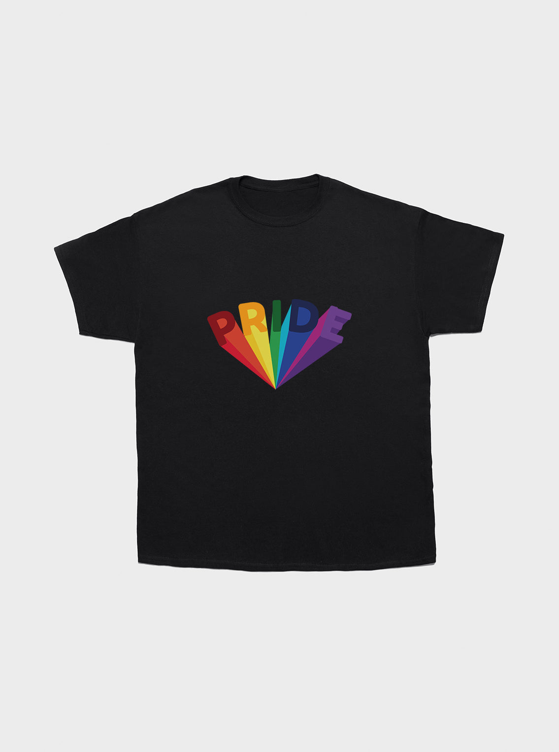 T-shirt Dark Pride Letters