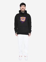 Load image into Gallery viewer, Hoodie Purple Dripping Bear
