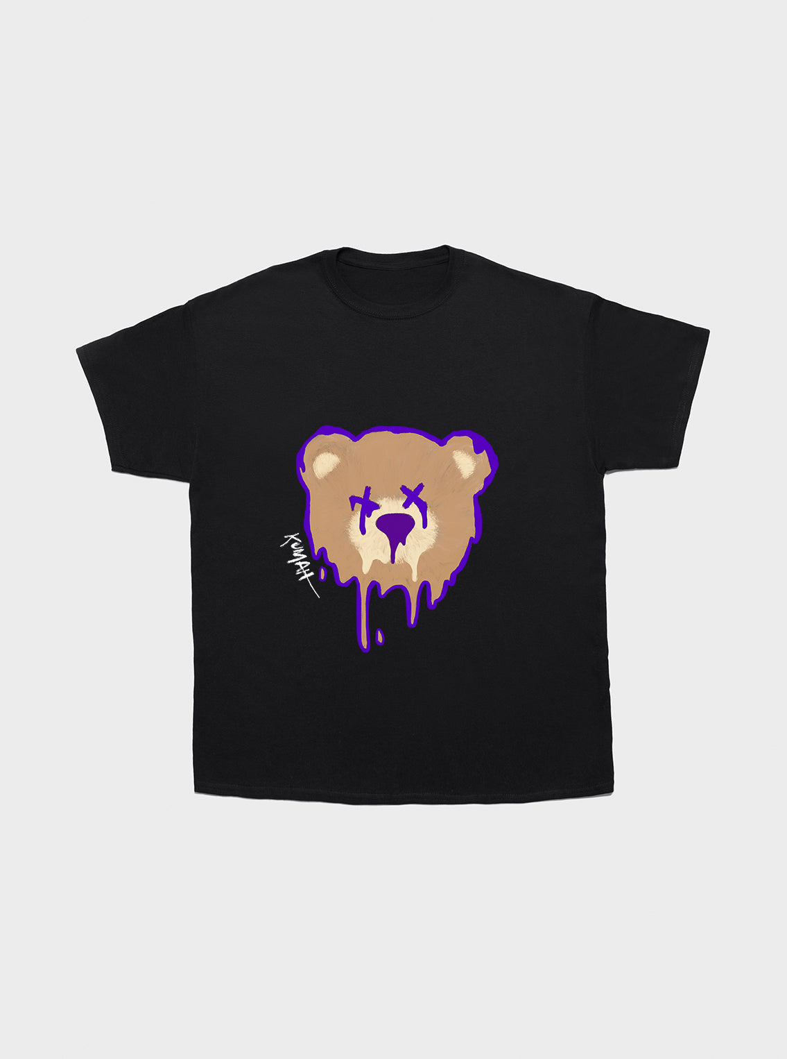 T-shirt Purple Dripping Bear